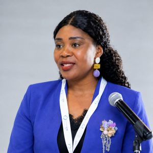 Foto de disertante Sabine Mengue Abessolo